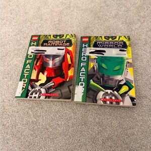 LEGO Hero Factory Books - Robot Rampage & Mirror World Set